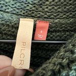 Pilcro Ribbed Knit Turtleneck Sweater Tunic Vest Green Small Anthropologie $120 Photo 9