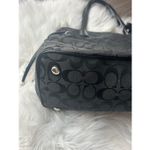 Coach  Black Signature Python Stripe Carryall shoulder Bag 14x10x6 hobo Photo 2