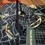 Modcloth NWT  chevron a fine line navy dress xs Photo 4