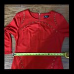 Spence Dress Spence Red midi longsleeves dress. Size medium Photo 12