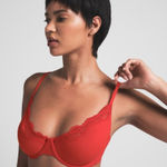 SKIMS  fits everybody lace unlined Demi bra 
NWT 32B Photo 0