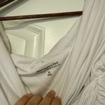 Abercrombie & Fitch White Off-Shoulder Crop Top Photo 2