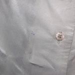 Jones New York  100% Silk Button Down Blouse Light Green Short Sleeve Size 10 Photo 5