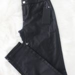 NWT Tinsel Coated Skinny Jeans Faux leathery Pant Black High Rise Size 27 Photo 4