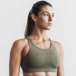 Nobull NWT Women's Swim Top - XS - Army Green Photo 0