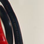 The leather shop red snake skin belt size m Size M Photo 2