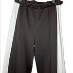 THE GREAT. Dark brown and White Track Pants size 3 (L) Black Photo 1