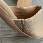 Donald Pliner Melros Gold Slide Leather Block Heel Sandals Photo 3