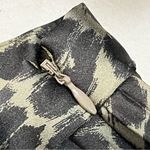 Banana Republic NEW Olive Green & Black Cheetah Animal Print Pleated Midi Skirt Photo 6