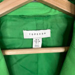 Topshop  Women's Belted Longline Blazer Bright Green Size 4 NWOT Photo 10