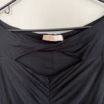 Bailey 44 Bodycon Black Dress Size Small Long Sleeve LBD Ruched Asymmetrical Photo 1