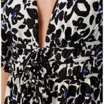 LOVE, WHIT by Whitney Port Black Floral Puff Sleeve Dress Size XL Photo 1