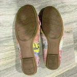 Anne Klein  Colorful Floral Faux Snake Leather Driving Flats Slip On Shoes Size 6 Photo 5