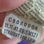 Stella McCartney Y2K Low Rise Straight Leg Jeans Dark Wash Early 2000s Fashion Photo 7