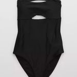 Aerie Split Bandeau One Piece Swimsuit Photo 3
