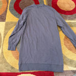 H&M  Grey Knit Long Sweatshirt / Mini Dress Women’s Size Small Photo 0