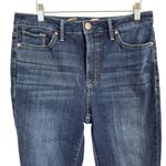 Seven7 Women's High Rise Straight Stretch Hayden Blue Dark Wash Denim Women’s 10 Photo 0