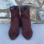 Madden Girl  "Shaare" brown leather fringe ankle boots size 7.5B Photo 1