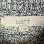 Loft Ann Taylor Marled Navy Blue Gray Knit Sleeveless Sweater Tank Top XL Photo 3