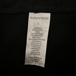 Nordstrom  women black faux leather leggings L Photo 2