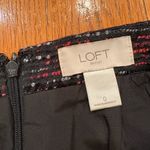 Loft  Outlet Black Textured Tweed Mini Skirt – Size 0 Photo 1