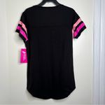 Susan G Komen Breast Cancer Awareness T Shirt Size Medium Black Pink V Neck Photo 1