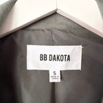 BB Dakota  Olive Green Faux Suede Not Your Baby  Moto Motorcycle Jacket Zip Small Photo 6