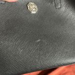 Black and Blue Tote with Geometric Design Photo 4