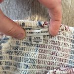 American Eagle Womens  Pink/Blue Strapless Top - L Photo 3