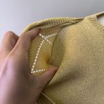 Alfred Dunner  Women's Mock Layer Gold Metallic Pullover Long Sleeve Sweater L Photo 14