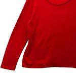 Charter Club ‎ Pima Christmas Top Red Large Photo 3