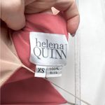 Helena Quinn Pink & Beige 100% Silk Romper XS Photo 2