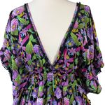 Victoria's Secret  Deep Plunge Floral Coverup Caftan Photo 2
