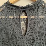 Free People ‎ Rock Candy Long Sleeve Lace Dress in Black Size Small Photo 4