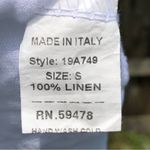 Francesca Bettini White Linen Maxi Dress Size S Photo 6