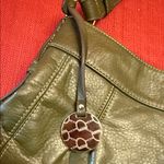 CHAPS Green Leather Hobo Bag Photo 5