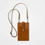Heyday  Phone Holder Crossbody Brown‎ Faux Leather New​​​ Photo 4