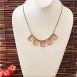 J.Crew  Rectangular Glass Gem Statement Necklace Photo 1