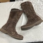 Teva 9.5 Brown Suede Women's Boots Montecito riding zip up Photo 8