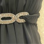 Laundry by Shelli Segal  Black Dress with Embellished Belt Photo 3