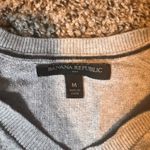 Banana Republic  Sweater - Women's Medium - V-Neck, Long Sleeve,‎ Casual Gray Top Photo 1
