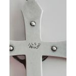 LS Sterling Silver 925 Classic Catholic Rosary Crucifix Cross Pendant 2 in Photo 5