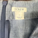 J Crew V Neck Chambray Denim dress woman's 2 Blue Photo 4