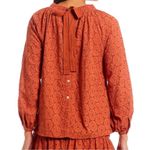 Roller Rabbit  glyn embroidered eyelet top Tera sz S Photo 1