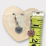Brighton NWT  Red Enamel & Rhinestone Dangle Earrings “Sweet Hearts” Photo 3