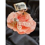 Show Me Your Mumu  Black Chiffon Caitlin Ruffle Maxi Dress‎ Gown Size XXS Photo 8