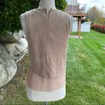 ZARA Faux Leather Combination Blouse Photo 5