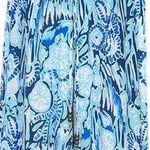 Lilly Pulitzer Women XXS Paulina Printed Jumpsuit Indigo Sunset Swim Photo 0