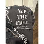 We The Free  People Jeans 26 Gray Curvy Siren Low Rise Straight Stonewash Button Photo 3