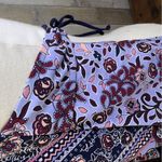 Kona Sol  Size L(12-14) Bathing Suit Top With Padded Bra With Ties Multic… Photo 6